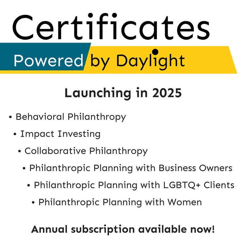 Certificates powered by Daylight