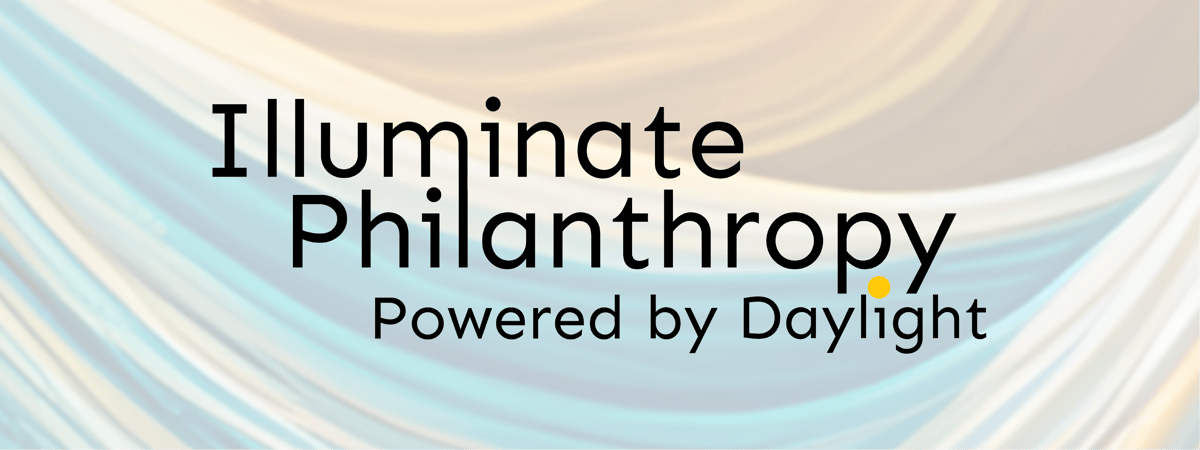 Illuminate Philanthropy Podcast website banner